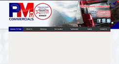 Desktop Screenshot of pmcommercials.co.uk